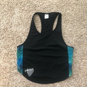 Femme royale workout tank barbella